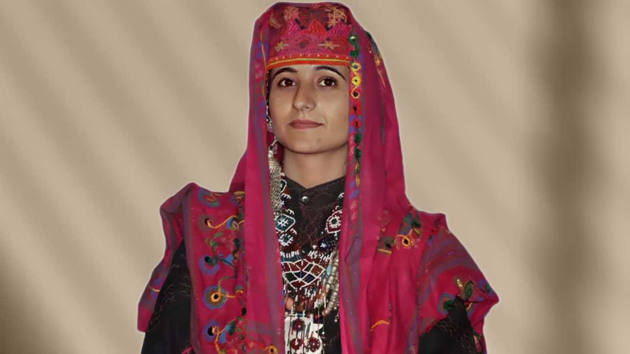 Shahida Khanam in traditional attire